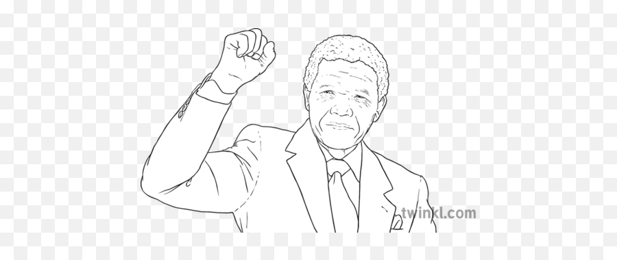 Nelson Mandela Portrait South Africa Anc Apartheid Politics - Nelson Mandela Ilustracion Blanco Y Negro Png,Nelson Mandela Png