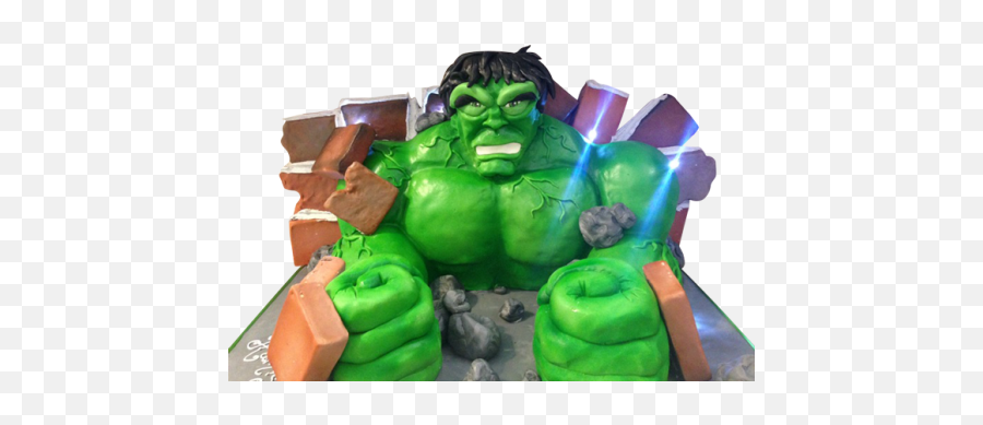 The Incredible Hulk By 3d Cakes - Hulk Png,Incredible Hulk Logo