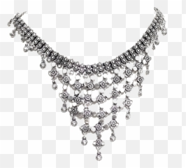 Download Necklace Chokers Oxidized Silver - Necklace Hd Png Oxidised Jewellery Images Hd Png,Necklace Png