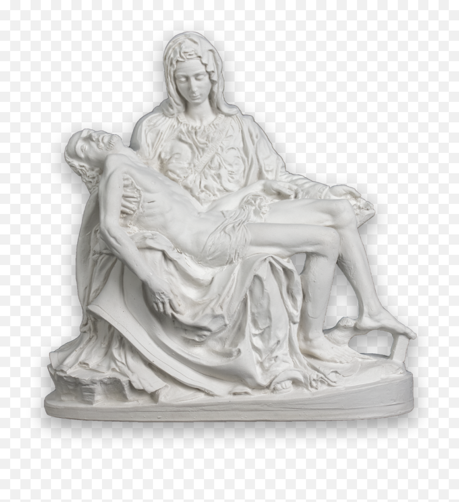 Pieta Of Michelangelo 15 - Statue Png,Michelangelo Png