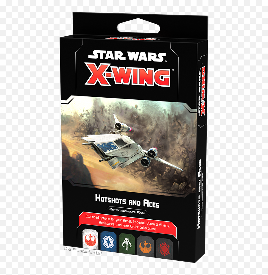 Star Wars X - Wing Second Edition Hotshots And Aces Reinforcements Star Wars Png,Xwing Png
