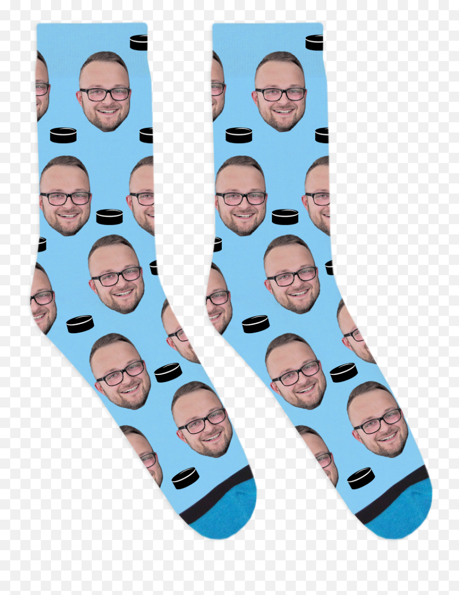 Custom Hockey Puck Socks - Sock Png,Hockey Puck Png