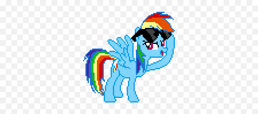 Pixilart - Mlp Rainbow Dash By Tifftheneko Cartoon Png,Rainbow Dash Png