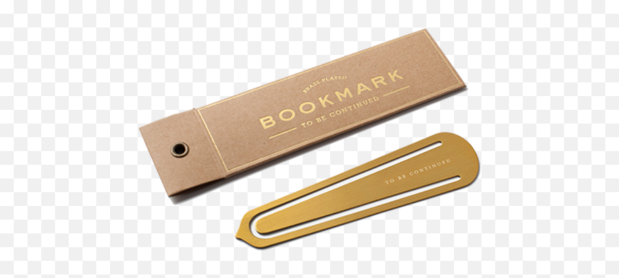 Download Hd To Be Continued Brass Bookmark - Bookmark Solid Png,To Be Continued Png