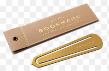Download Hd To Be Continued Brass Bookmark - Solid png