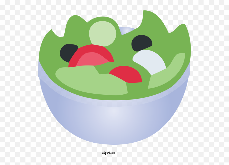 Food Green Bowl Dish For Salad - Salad Clipart Food Clip Art Bowl Png,Salad Transparent