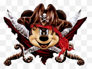 Download Hd Mouse Clipart Face - Mickey Pirate png