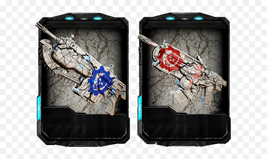 Gears Of War 4 - 2nd Anniversary Stay Frosty Gamingltes Heartbeat Weapon Skin Gears 4 Png,Gears Of War 4 Png