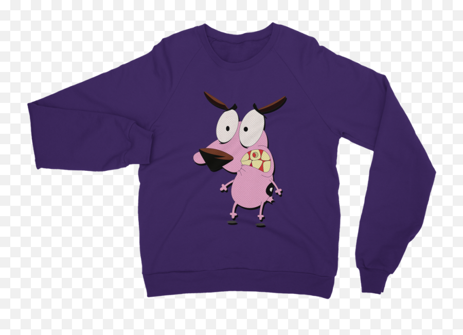 Courage The Cowardly Dog Classic Adult Sweatshirt - Katya T Shirt Png,Courage The Cowardly Dog Png