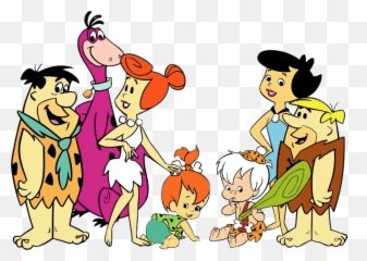 The Flintstones And Rubbles Transparent - Flintstones Cartoons Png,Flintstones Png
