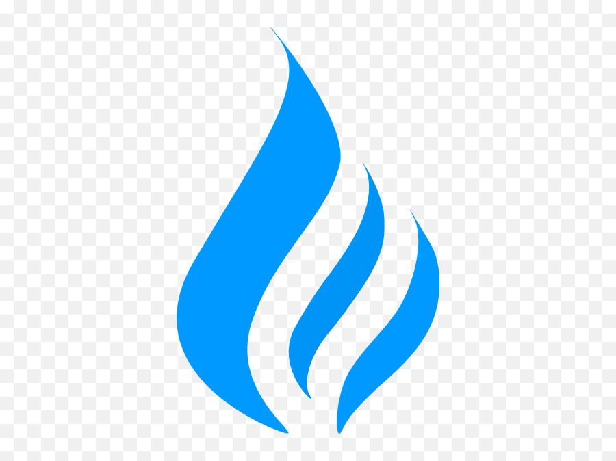 Blue Flame Simpleblue Clip Art - Natural Gas Flame Logo Png,Blue Flames Png