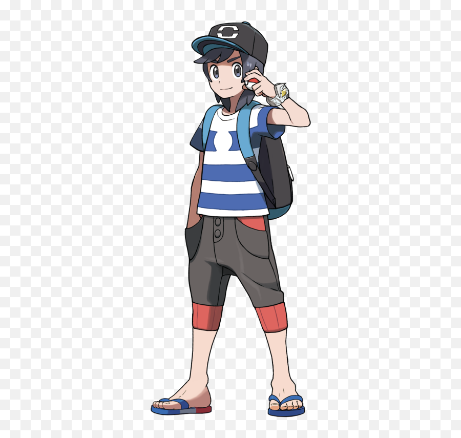3 Pokémon Sun And Moon Images - Image Abyss Pokemon Sun And Moon Male Protagonist Png,Pokemon Sun And Moon Logo Png
