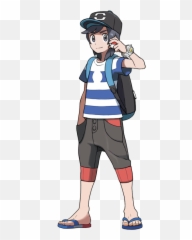 3 Pokémon Sun And Moon Images - Abyss Pokemon Male Protagonist png