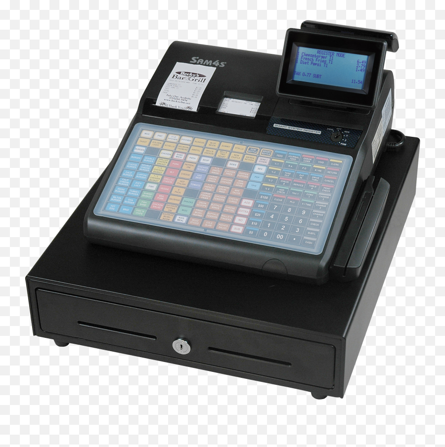 Used Cash Register And Equipment Sale - American Metro Sam4s Cash Register Png,Cash Register Png