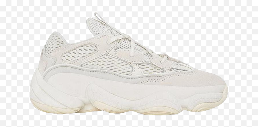 Adidas Yeezy Boost 500 Bone White Kids - Yeezy 500 All White Png,Yeezys Png