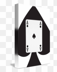 Playing Cards Ace Of Spades - Poker png