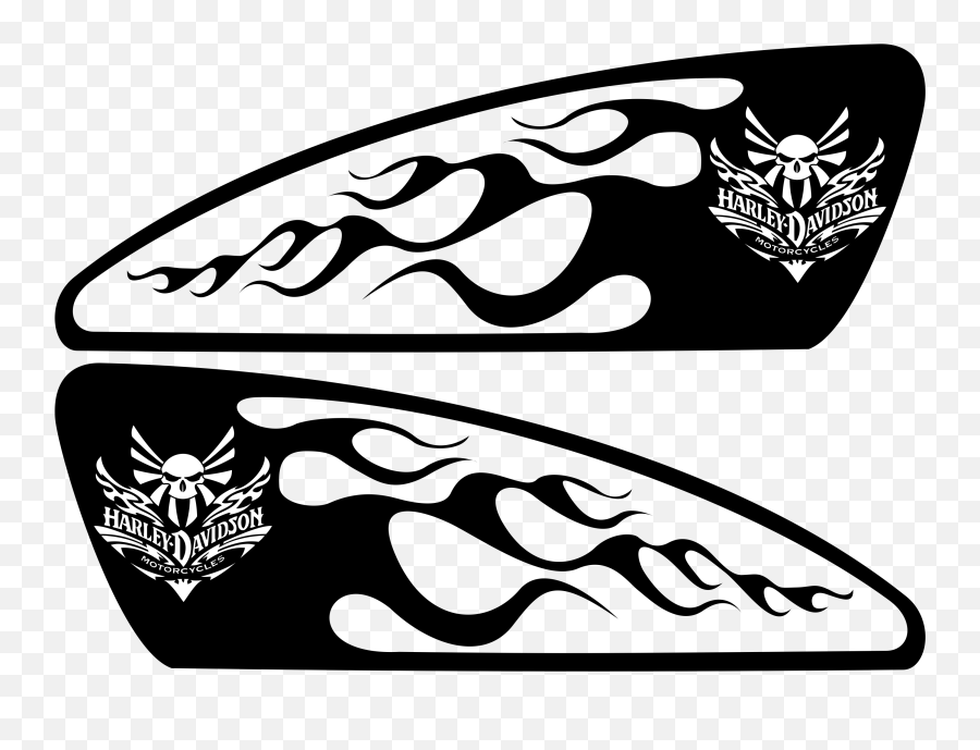 Clipart Flames Motorcycle - Logo Bike Sticker Design Png,Motorcycle Silhouette Png