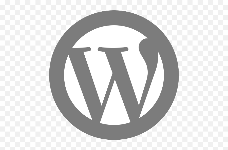 Logo Media Social Wordpress Icon - Free Download Icon Vector Wordpress Logo Png,Wordpress Icon Png