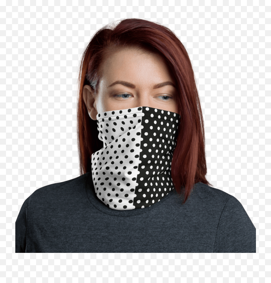 Infinity Mask In Black U0026 White Dots - Harry Styles Fase Mask Png,White Dots Png