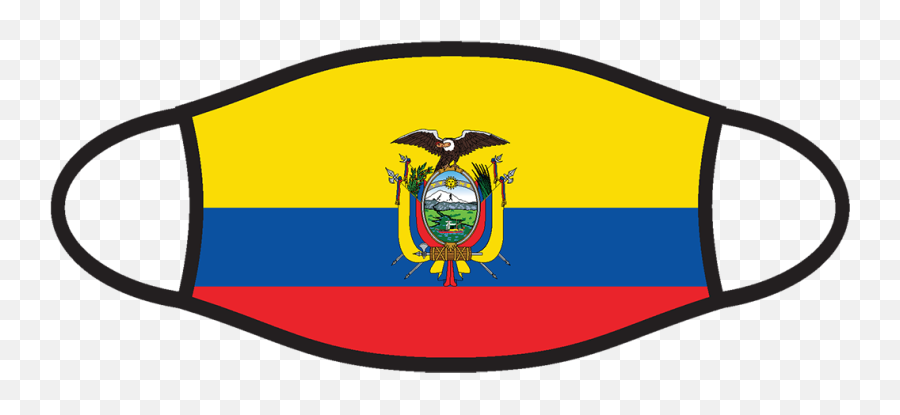 Ecuador Flag Face Covering - Porque Nuestro Pais Se Llama Ecuador Png,Ecuador Flag Png