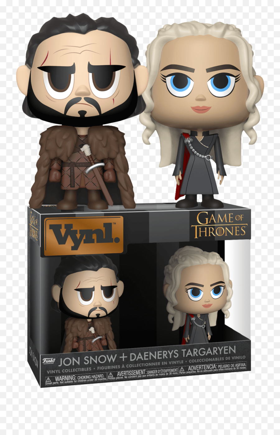 Game Of Thrones - Jon Snow And Daenerys Targaryen Vynl Vinyl Figure 2pack Funko Vinyl Game Of Thrones Png,Daenerys Png