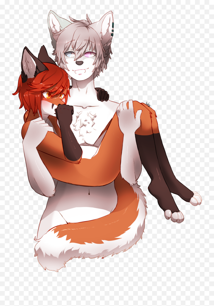 Download Furry - Romance Http Www Furaffinity Net Anime Furry Girl And Boy Png,Furaffinity Transparent Icon