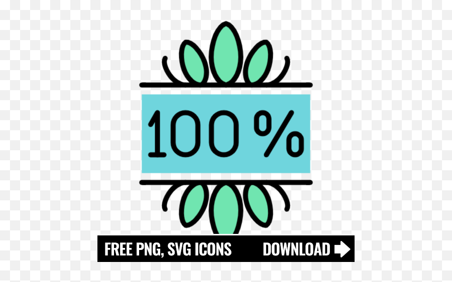 Free 100 Percent Natural Icon Symbol - Dot Png,All Natural Icon