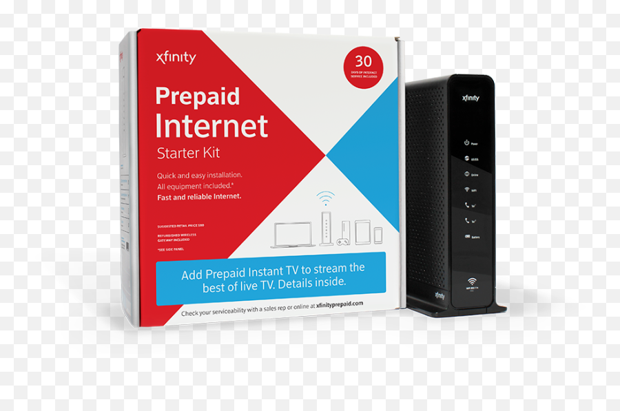 Xfinity Prepaid Internet U0026 Instant Tv - Xfinity Prepaid Internet Png,Comcast Logo Png
