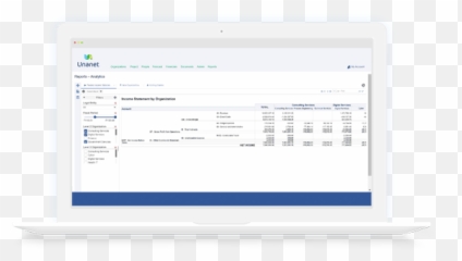 Erp Financial Reporting Software - Unanet png