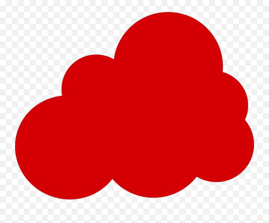 Clipart Red Cloud Clip Art Clouds With Sun Rays - Red Red Cloud Logo Png,Red Sun Png