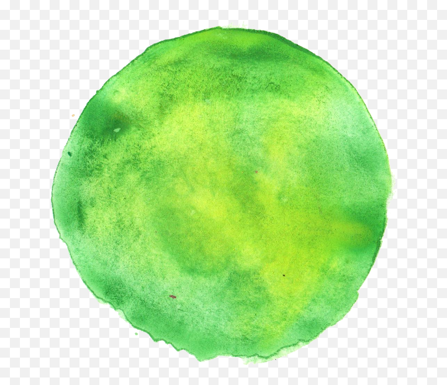 Green Circle Png Transparent - Green Watercolour Circle Png,Green Circle Png