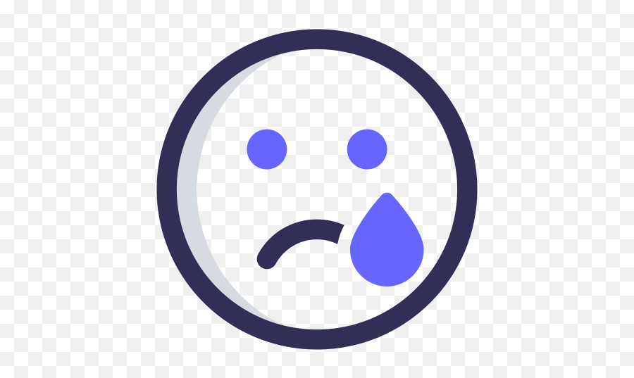 Crying Icon Die Dizzy Emoji Emoticon - Dot Png,Happy And Unhappy Face Icon