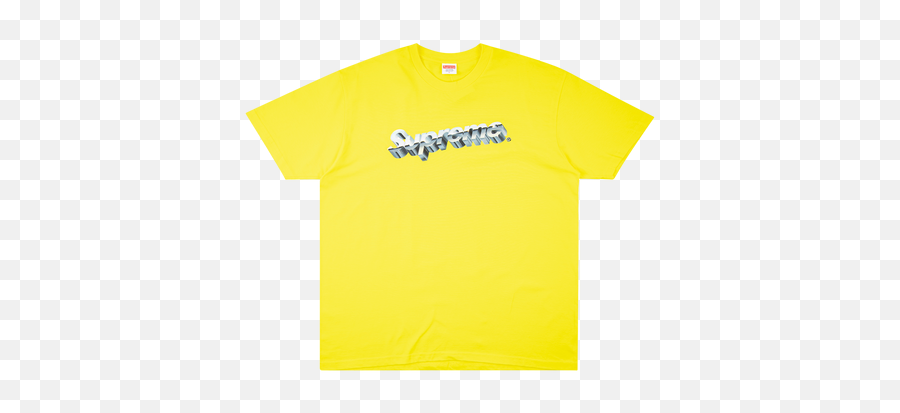 Supreme Chrome Logo Tee - Short Sleeve Png,Green Number On Chrome Icon