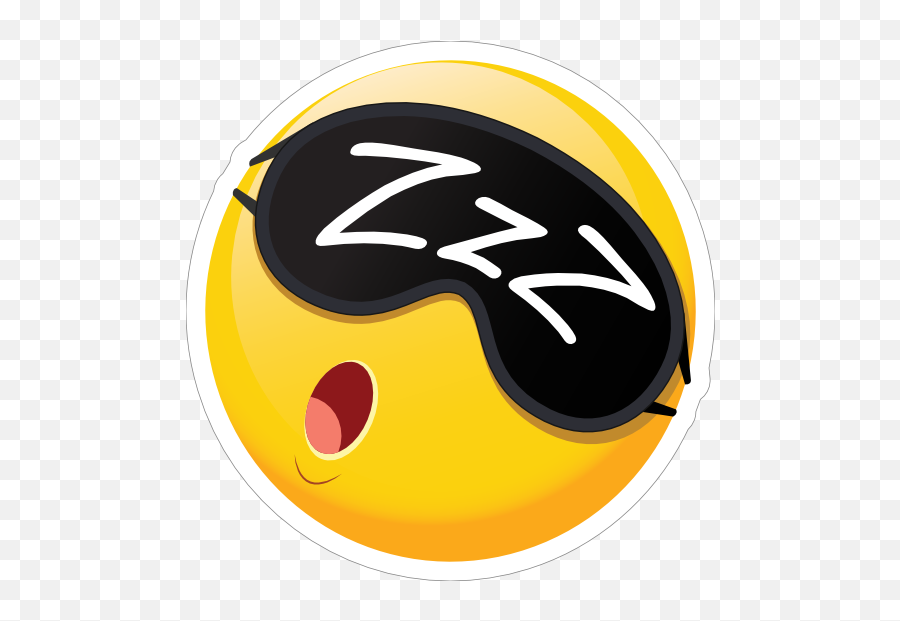 Cute Sleepy Emoji Sticker - Transparent Sleepy Emoji Png,Sleepy Emoji Png