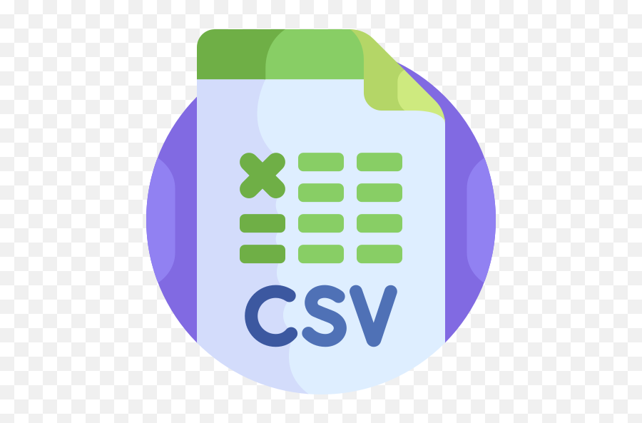 Csv - Free Files And Folders Icons Png,Csv Icon Png