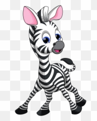 Animals Clipart Png - Cartoon Zebra,Animal Clipart Png