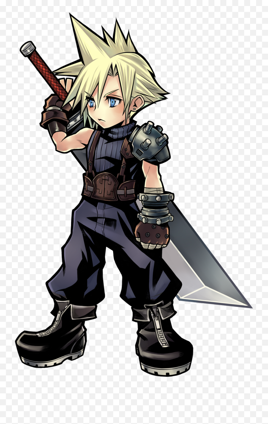 Cloud Strife Png Vector Clipart - Dissidia Final Fantasy Keychain,Cloud Strife Png