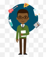Library Of High School Student Graphic - Dibujos De Estudiantes De Secundaria Png,Student Clipart Png