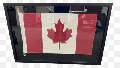Restoration Hardware Framed Flag Of Canada - Canada Flag Png,Canada Flag Transparent