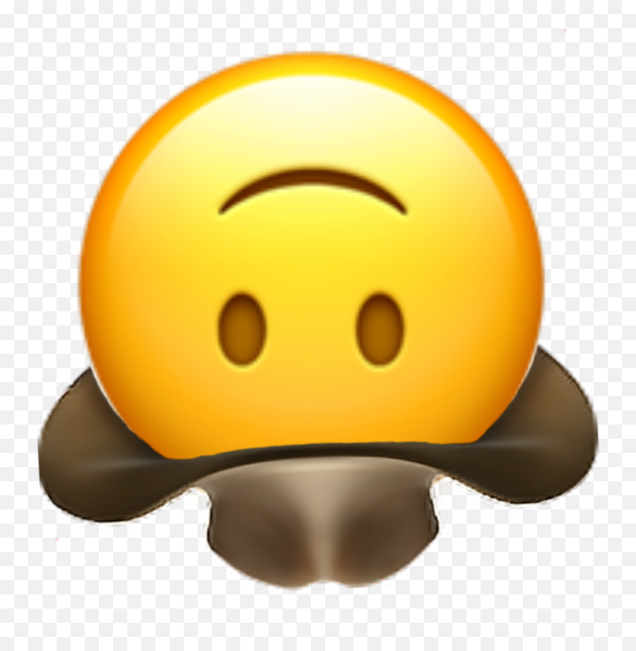Cowboy Hat Emoji Upsidedown Cowbo Png