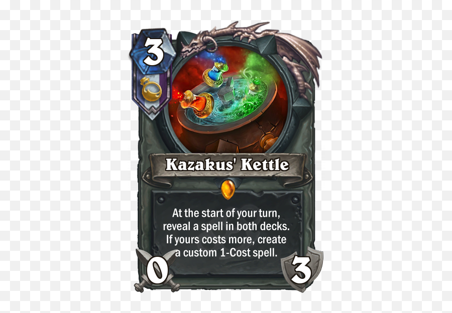 Kazakusu0027 Kettle - Custom Hearthstone Card Warlock Weapon Hearthstone Png,Wutface Png