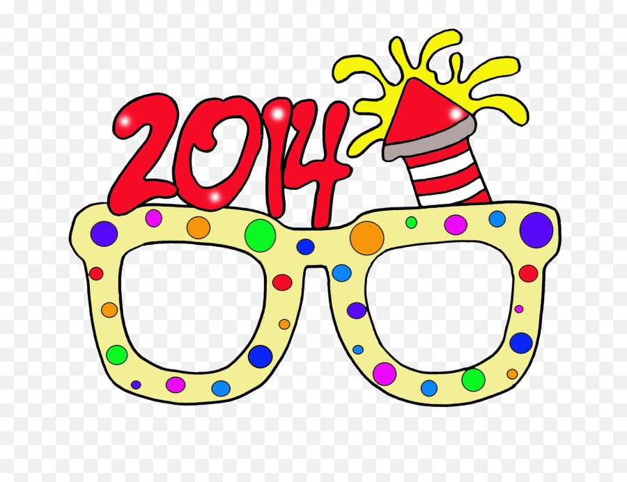 Glass Clipart New Year - New Years Glasses Png Transparent New Years Glasses Transparent Background,Glasses Clipart Transparent