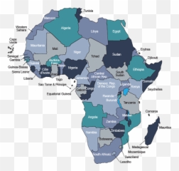 Education Africa Map Png Image - Png Africa Map Transparent Background,Africa Map Png