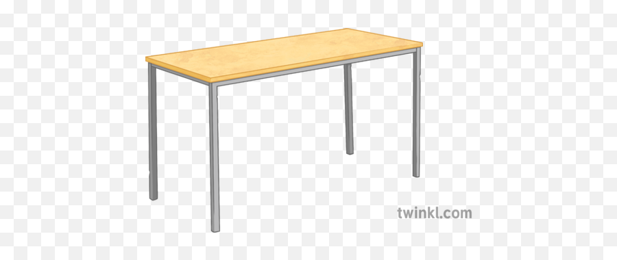 School Desk English Furniture Classroom Ks3 Ks4 Illustration - Coffee Table Png,School Desk Png