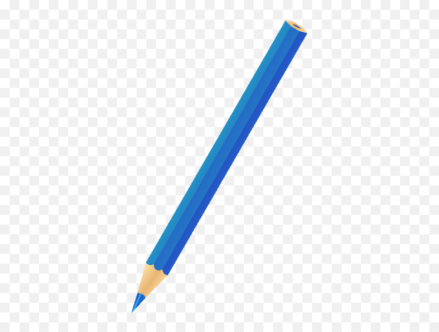 Color Pencil Blue Vector Icon Svgvectorpublic Domain - Clip Art Png,Pencil Png