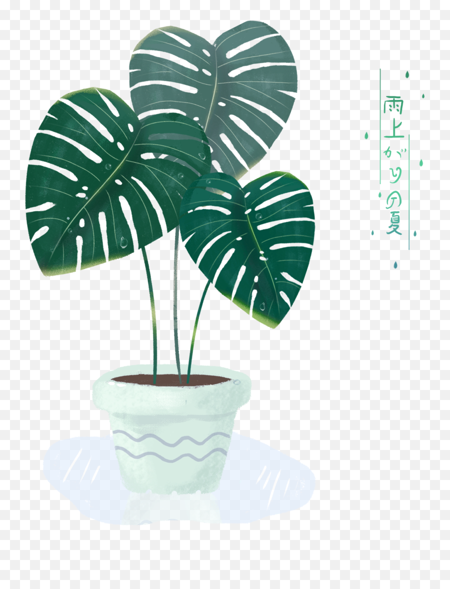 Monstera Leaf Png - Illustration Match Illustrator Style Illustration,Monstera Leaf Png