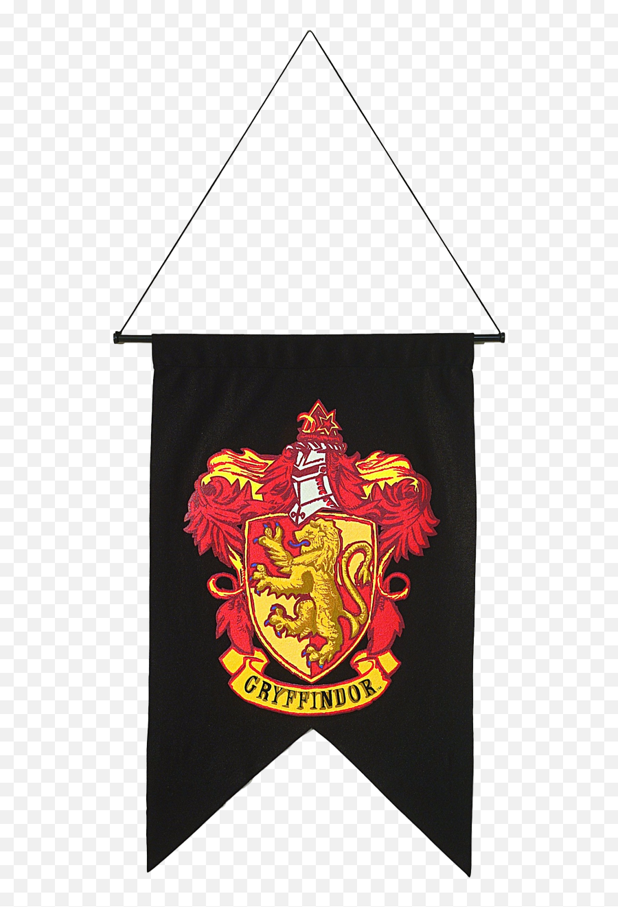 Download Hd Rubieu0027s Harry Potter Rare Gryffindor Banner Flag - Gryffindor Hufflepuff Ravenclaw And Slytherin Logo Png,Gryffindor Png