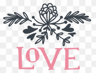 Love Embellishment Svg Cut File - Svg png