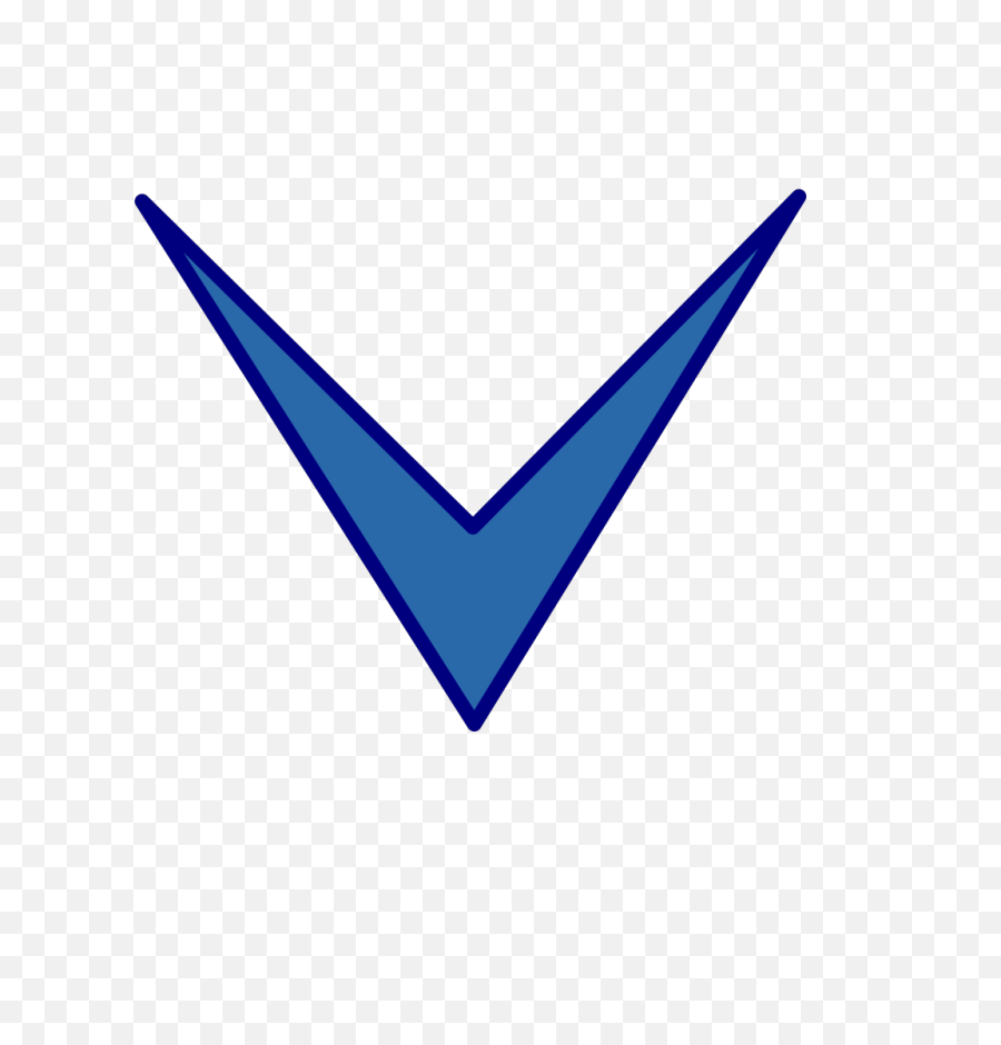 Blue Arrow Down Clip Art - Vector Clip Art Png,Blue Arrow Png