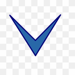 Blue Arrow Down Clip Art - vector clip art png